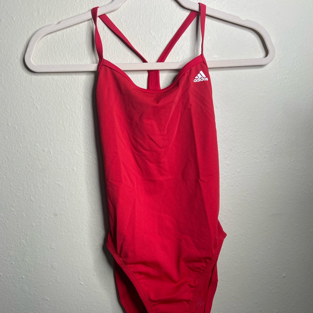 New Adidas swimwear color red